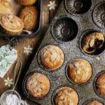 Almond-topped mince pies