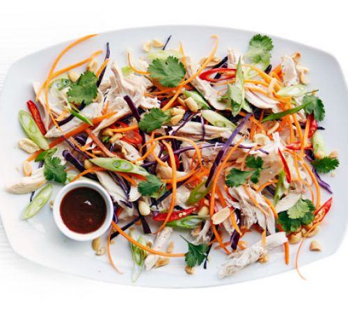 Asian pulled chicken salad Recipe