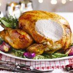 Lemon & herb-basted simple roast turkey