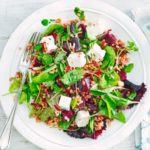 Beetroot, feta & grain salad