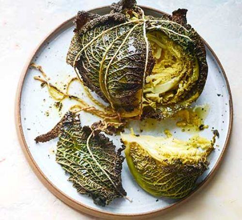 Butter-basted BBQ cabbage Recipe