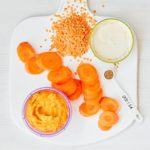 Weaning recipe: Carrot & red lentil puree