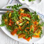 Carrot, orange & avocado salad
