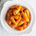 Lemon & thyme baby carrots