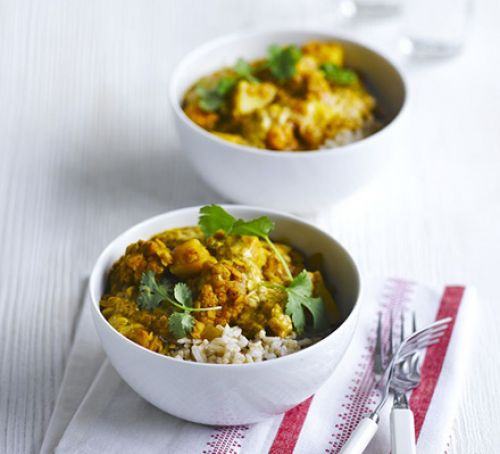 Lentil & cauliflower curry Recipe