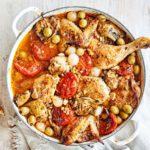 Chicken Provencal with olives & artichokes