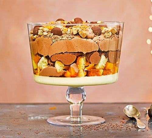 Chocolate orange-tini trifle Recipe