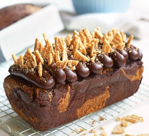 Chocolate & sesame loaf cake Recipe