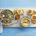 Falafels with hummus & tabbouleh