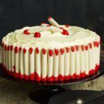 Freaky finger red velvet cake