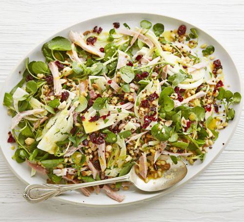 Ham & watercress salad with clementine dressing