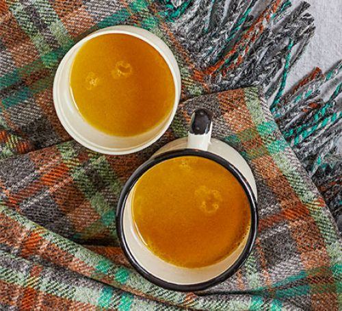 Hot spiced buttered rum
