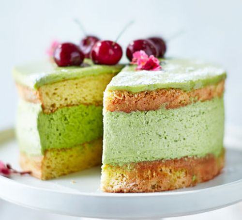 Matcha mousse cake Recipe