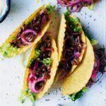 Mexican pulled pork tacos