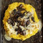 Creamy polenta & mushroom ragout