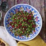 Chopped herb & pomegranate salad