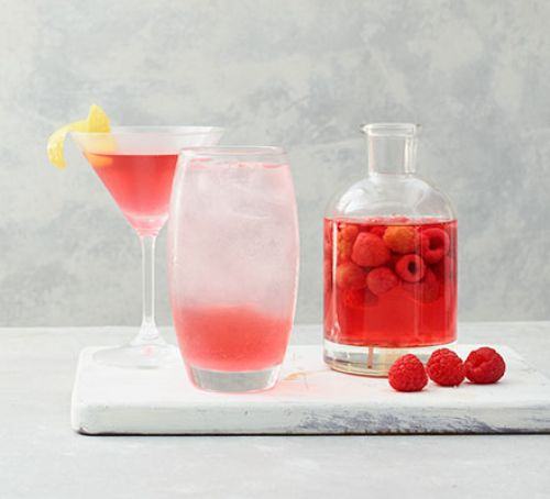Raspberry gin