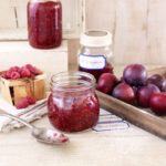 Plum & raspberry jam
