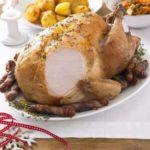Christmas turkey with clementine & bay butter