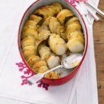 Hasselback potato gratin