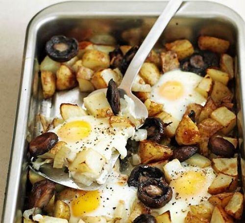 Healthy egg & chips Recipe