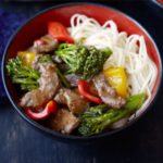 Chilli beef with broccoli & oyster sauce