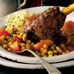 Lamb shanks with chickpeas & Moroccan spices