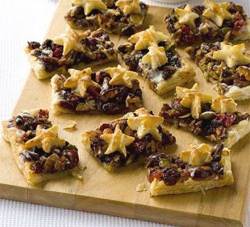 Chunky mince pie slices