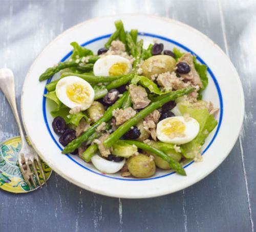 Asparagus & tuna salad Recipe