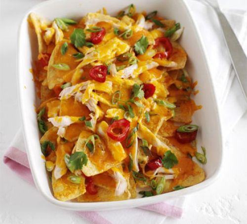 Homemade chicken nachos Recipe