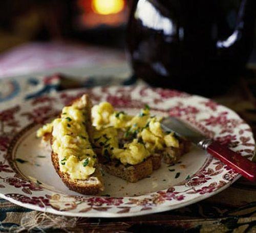 Gentlemen's relish & scrambled eggs Recipe