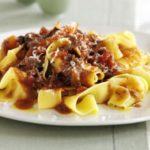 Pappardelle with beef