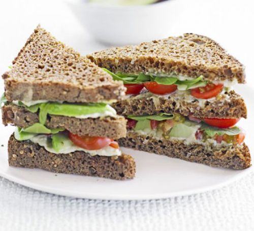 Green club sandwich Recipe