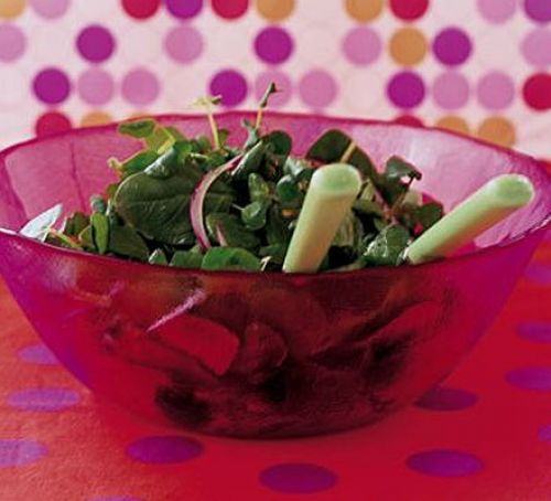 Spinach & watercress salad