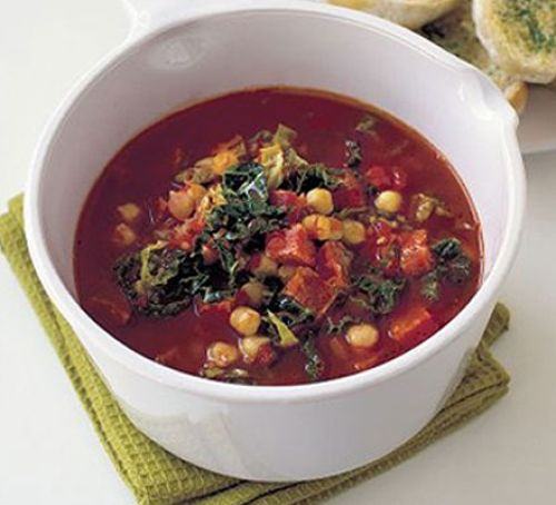 Chorizo & chickpea soup Recipe