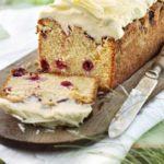 White chocolate & cherry loaf