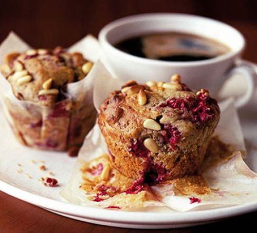 Raspberry Coffee Time muffin