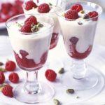 Raspberry & rose trifles