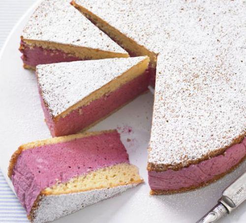 Iced berry mousse cake Recipe