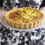Courgette & goat's cheese tart