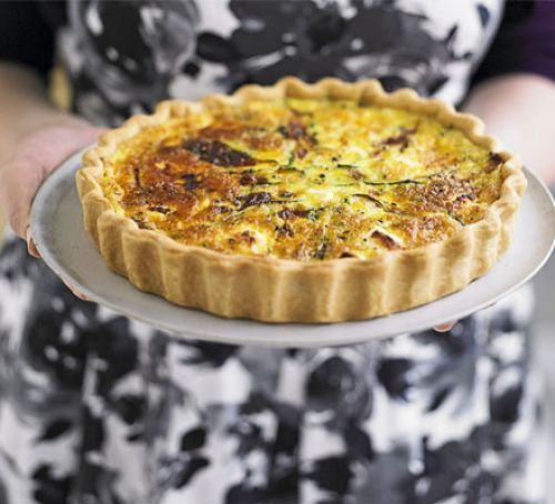 Courgette & goat's cheese tart Recipe