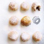 Baked mincemeat doughnuts