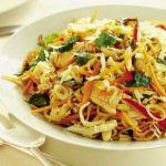 Warm Thai chicken & noodle salad