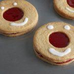 Red Nose Day raspberry cookies