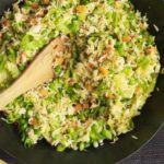 Spicy vegetable egg fried rice