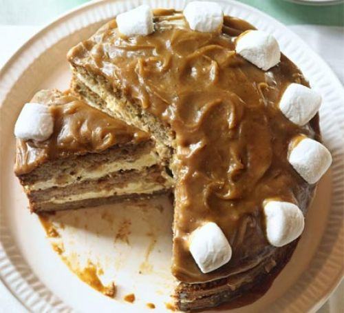Banoffee marshmallow cake Recipe