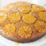 Sticky citrus sponge cake