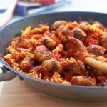Saucy sausage pasta