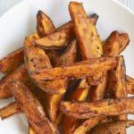 Harissa sweet potato wedges