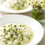 Risotto with peas & broad beans